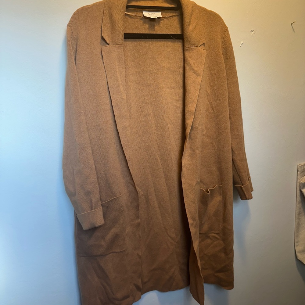 LOFT Tan Knit Sweater